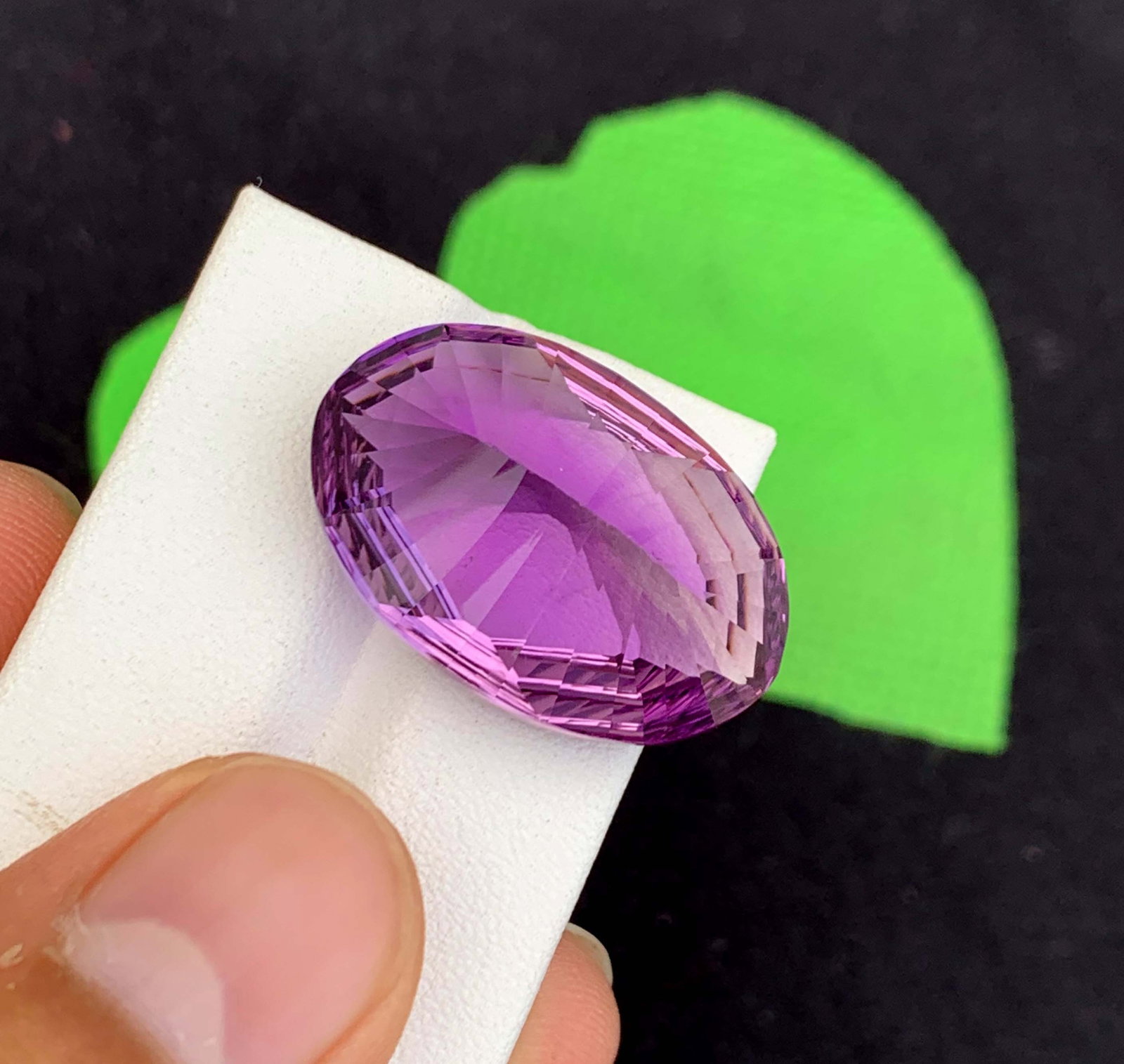 Fancy Cut Amethyst Gemstone: Natural February Birthstone, 35.25 Carats (1 of 6)