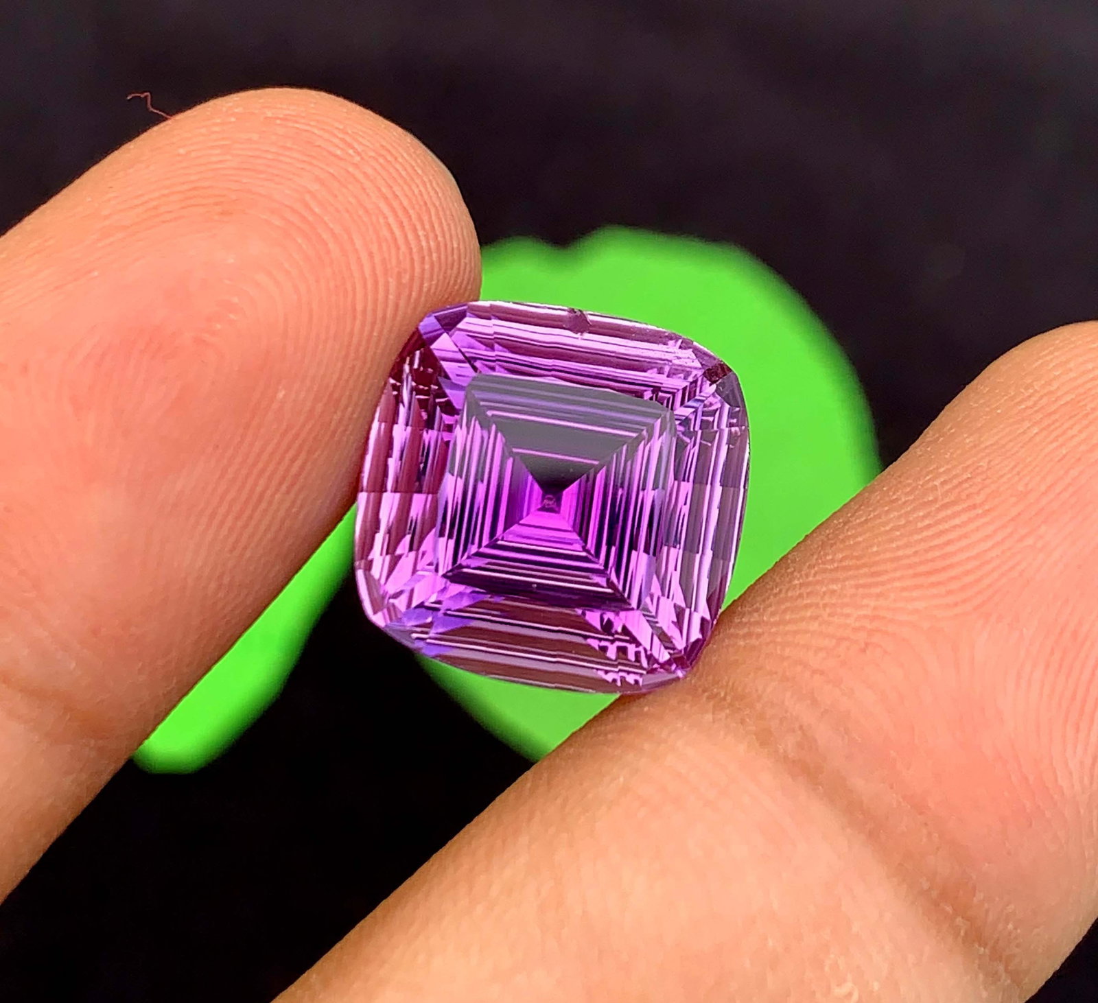 Natural Amethyst Gemstone: 12.90 Carat Fancy Cut February Birthstone (1 of 6)