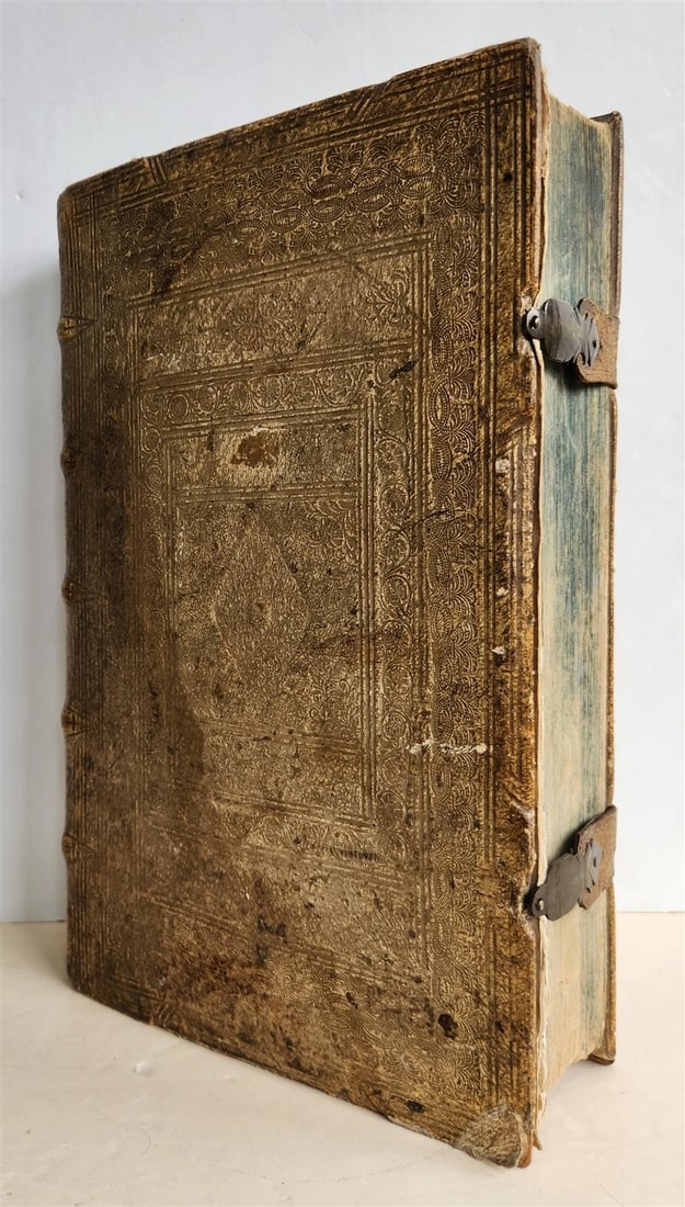 1682 Georgica curiosa ILLUSTRATED noble country life antique PIGSKIN BOUND FOLIO - 4