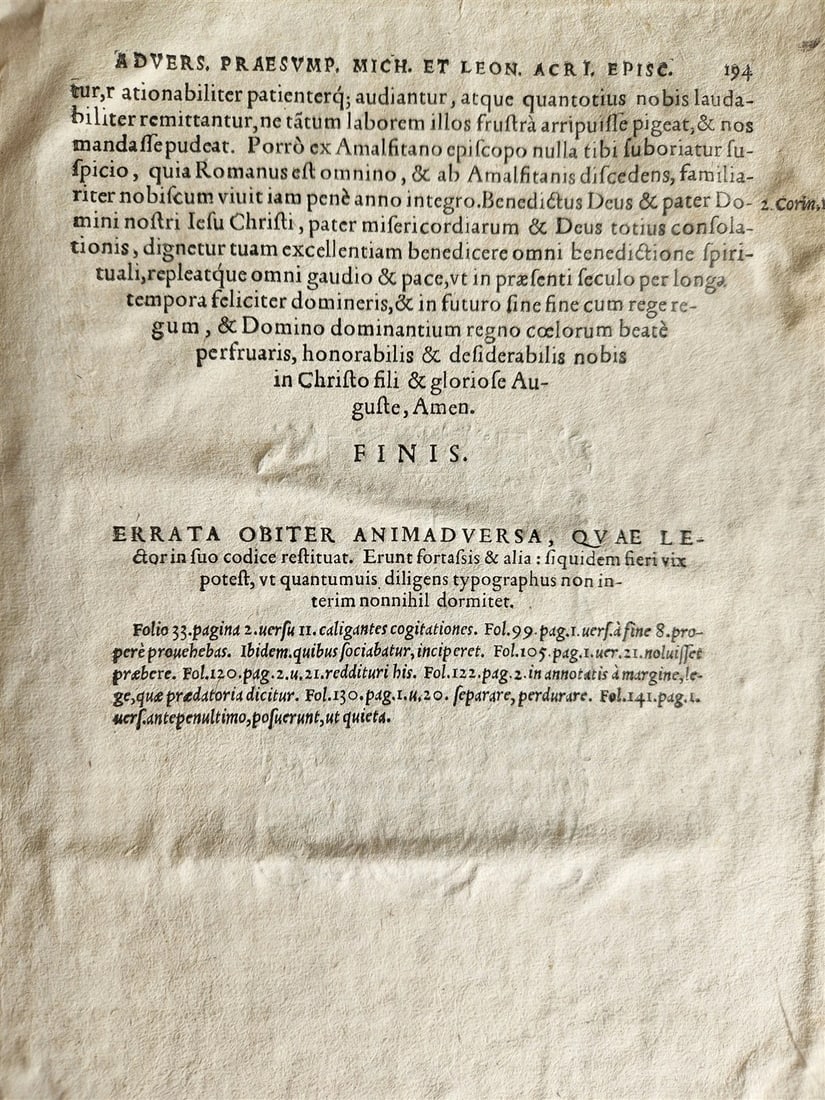 1561 D. LEONIS EIVS NOMINIS I. ROMANI PONTIFICIS antique 16th CENTURY - 11