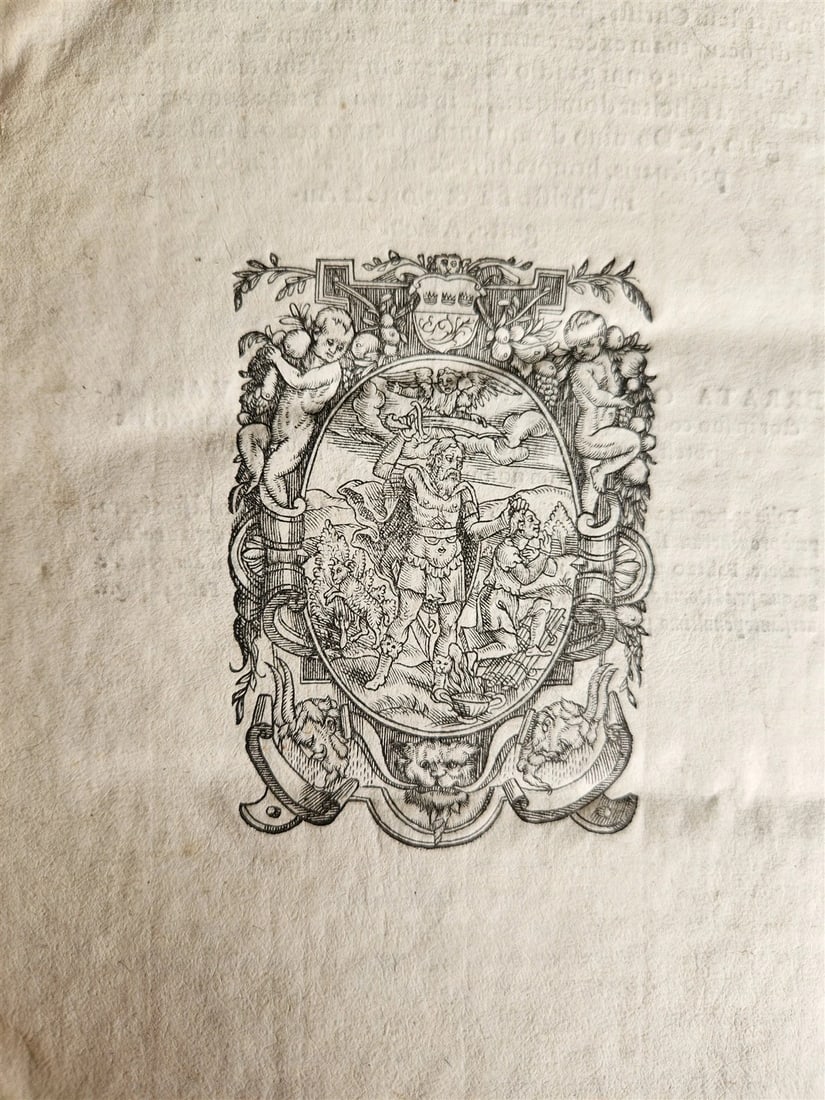 1561 D. LEONIS EIVS NOMINIS I. ROMANI PONTIFICIS antique 16th CENTURY - 3