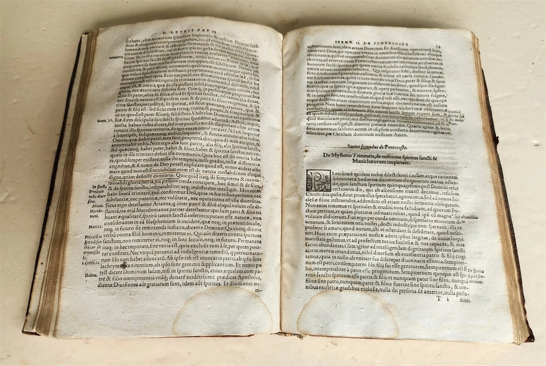 1561 D. LEONIS EIVS NOMINIS I. ROMANI PONTIFICIS antique 16th CENTURY - 7