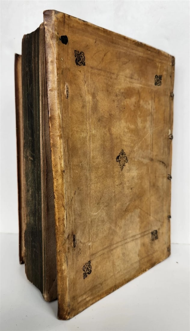 1603 ECCLESIASTICAL HISTORY by LUCAS OSIANDER antique DATED VELLUM BINDING - 7