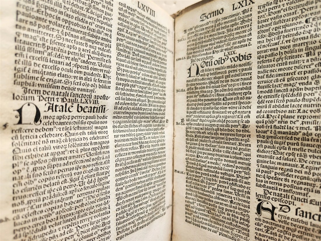 1506 POST-INCUNABULA ST.AMBROSE of MILAN antique OMNIA OPERA v. III - 11