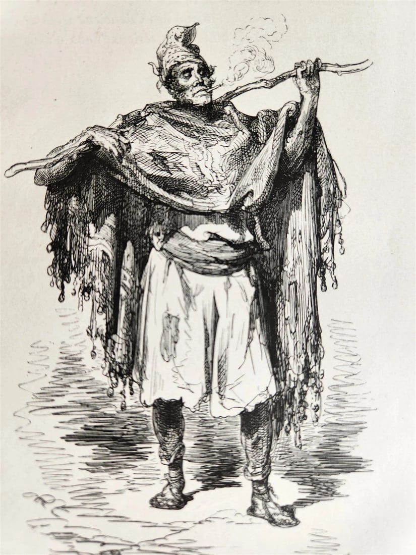 1874 L'ESPAGNE Illustrated by GUSTAVE DORE antique DESCRIPTION of SPAIN FOLIO - 9