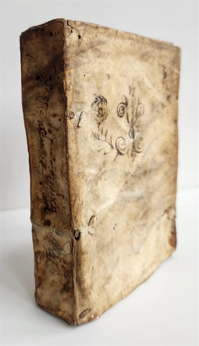 1541 Curioso Zibaldone di Ioannis Ravisii Textoris antique by JeanTixier VELLUM - 2