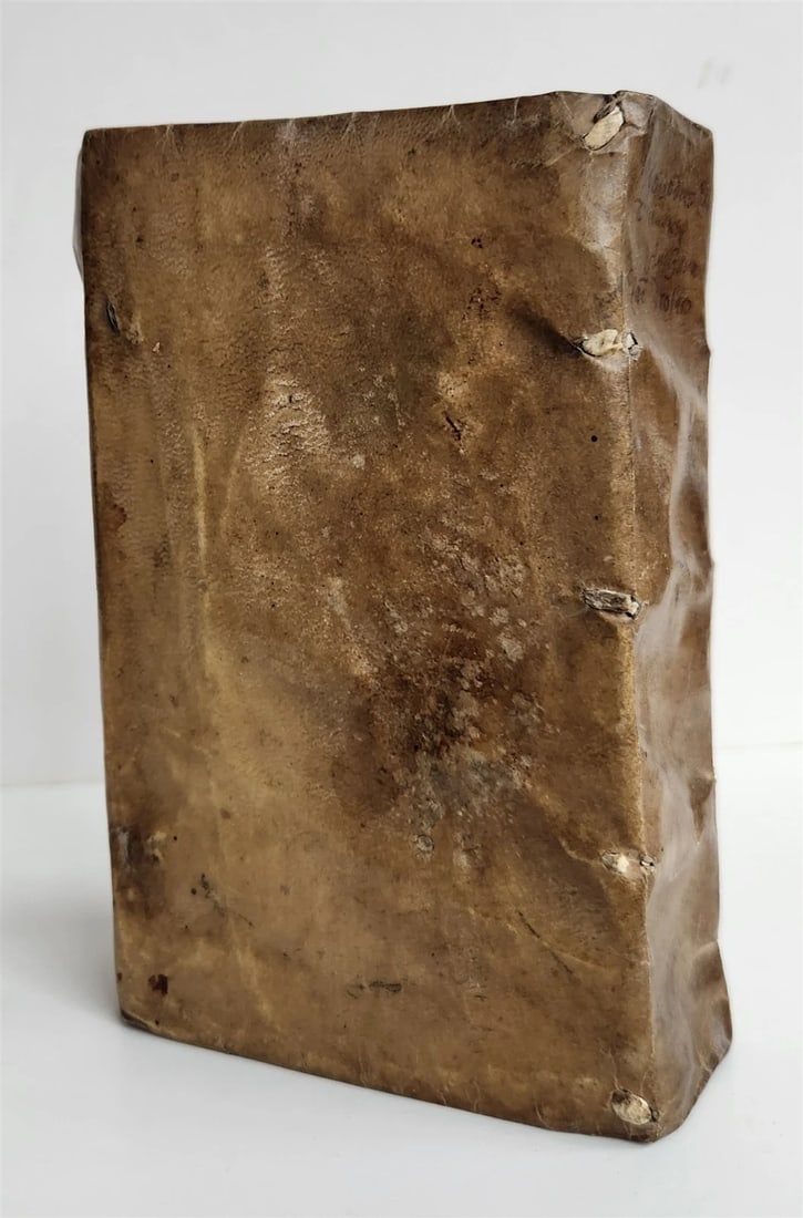 1564 LAW BOOK Methodus Iuris Universi Iustiniana antique VELLUM BOUND - 2