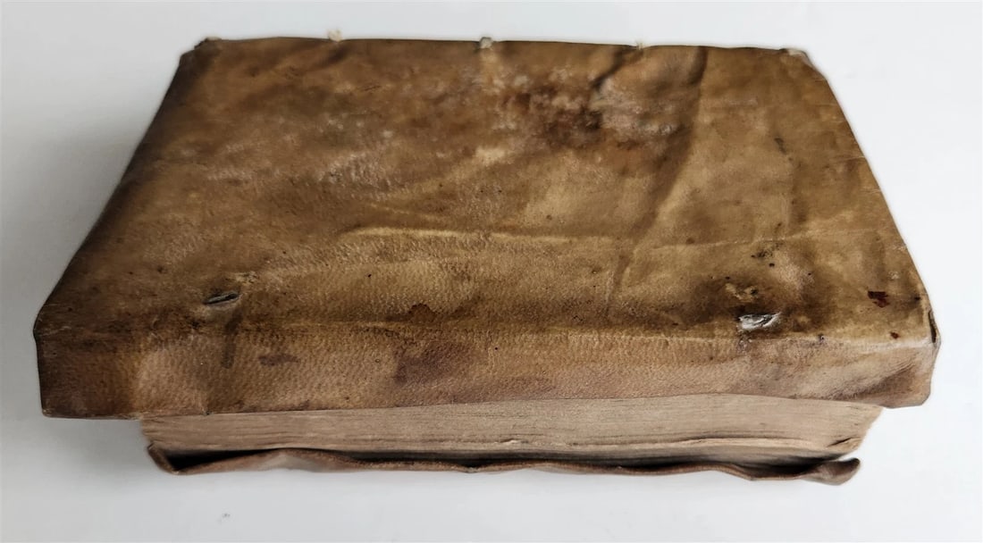1564 LAW BOOK Methodus Iuris Universi Iustiniana antique VELLUM BOUND - 3