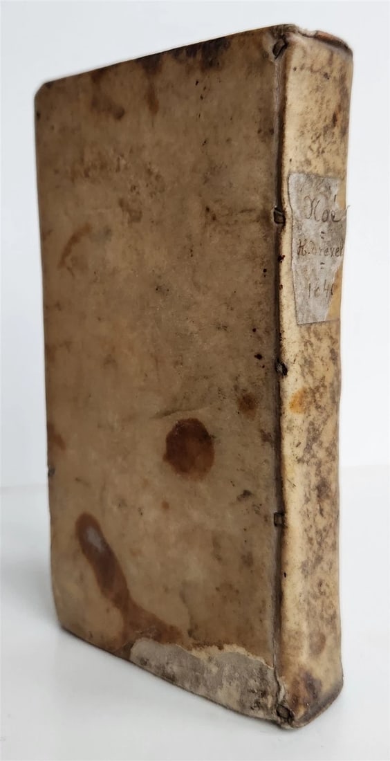 1640 JEREMIAS DREXEL Noe architectus arcæ in diluvio navarchus antique VELLUM - 2