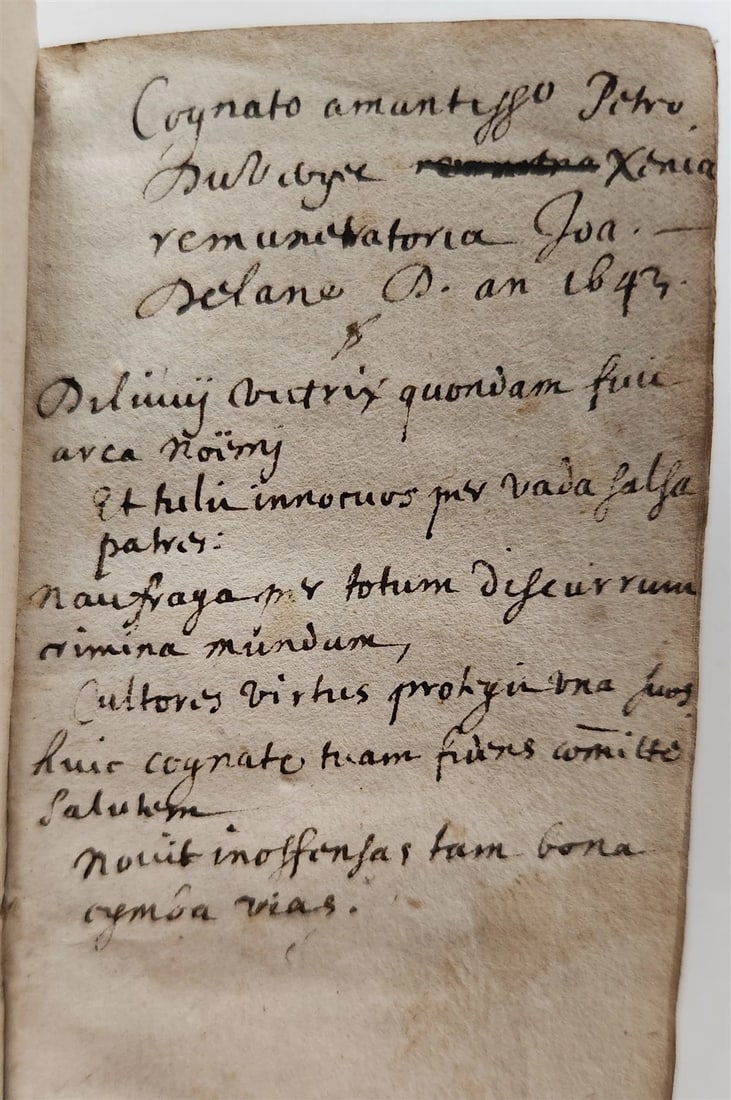 1640 JEREMIAS DREXEL Noe architectus arcæ in diluvio navarchus antique VELLUM - 3