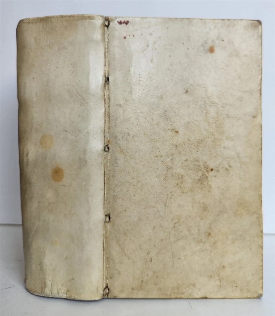 1712 GEOMETRY ILLUSTRATED antique in GERMAN vellum bound - 2