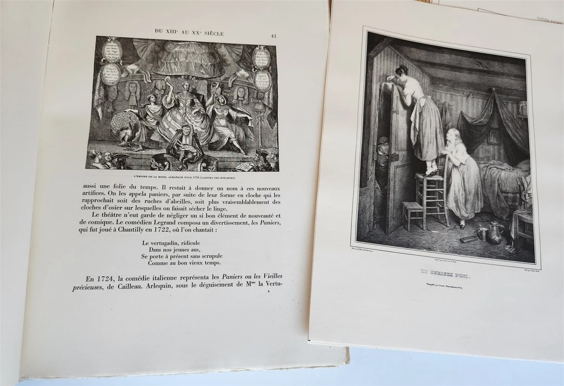 1933 THE CORSET in ART & CUSTOMS 13th-20th century ANTIQUE illustrated FOLIO - 7