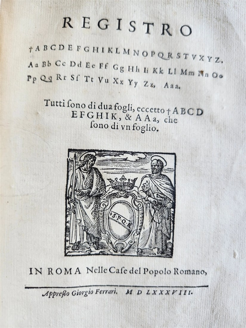 1588 ASTRONOMY & ASTROLOGY Almanac o Vero Efemeridi de Pianeti antique RARE - 3