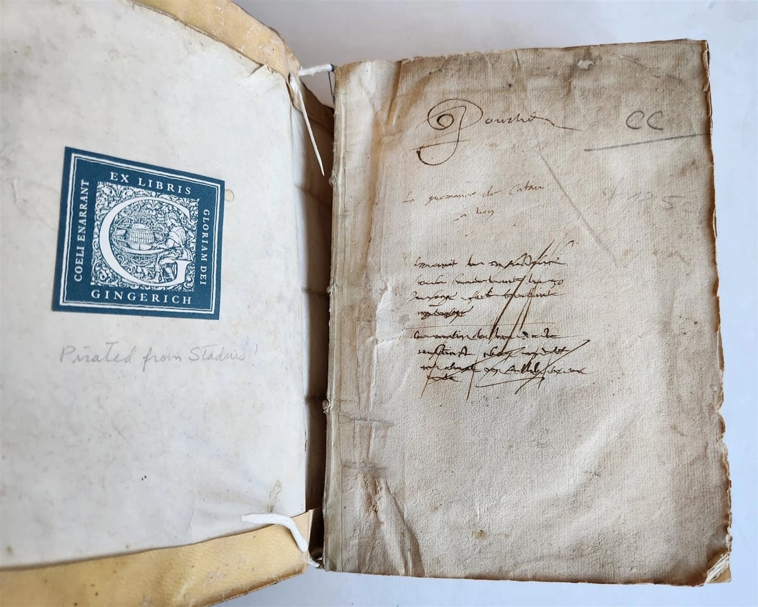 1588 ASTRONOMY & ASTROLOGY Almanac o Vero Efemeridi de Pianeti antique RARE - 5