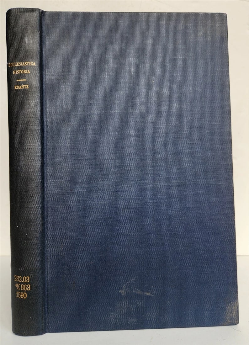 1590 CHURCH HISTORY of LOWER SAXONY in LATIN antique 16th CENTURY FOLIO - 2