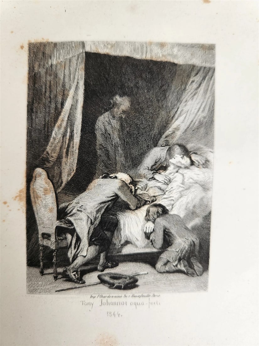 1845 WERTHER par GOETHE antique ILLUSTRATED - 3