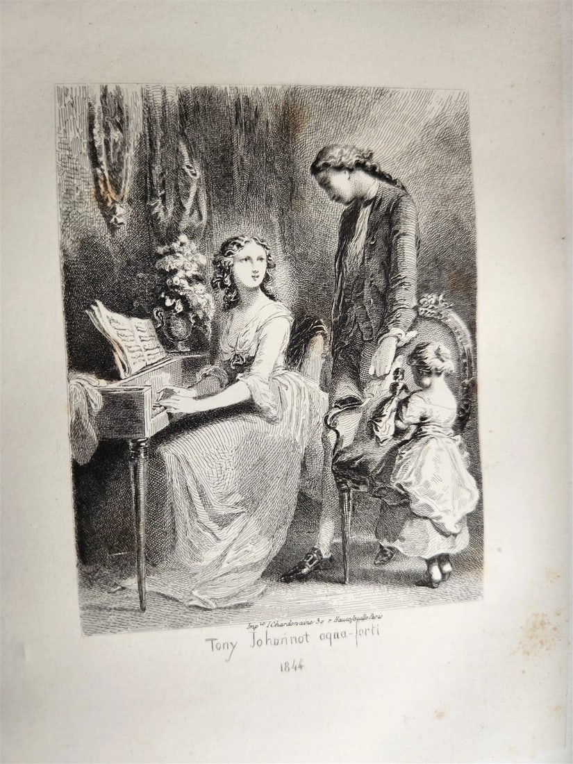 1845 WERTHER par GOETHE antique ILLUSTRATED - 6