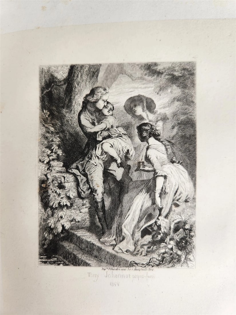 1845 WERTHER par GOETHE antique ILLUSTRATED - 7