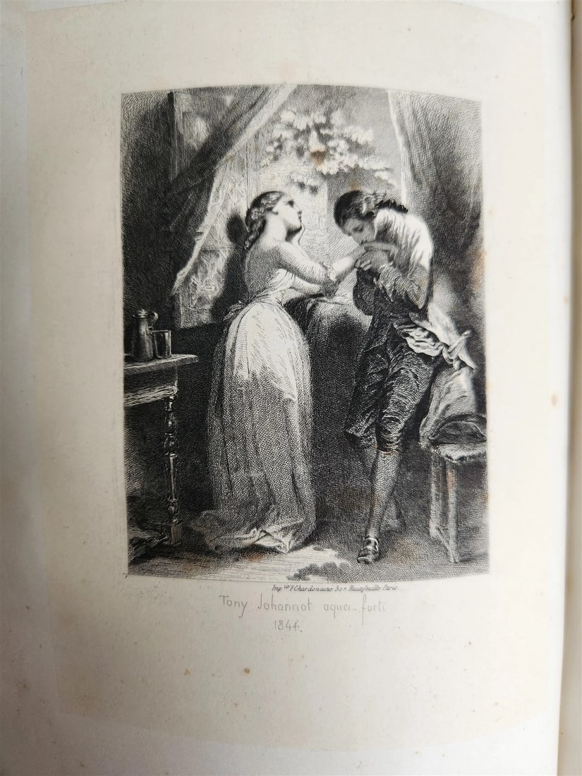1845 WERTHER par GOETHE antique ILLUSTRATED - 9