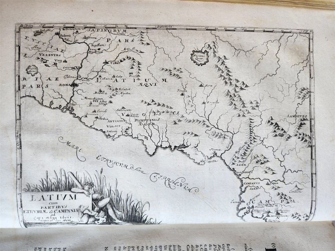 1704 ROMAN HISTORY ILLUSTRATED LARGE FOLIO antique VELLUM BOUND - 10