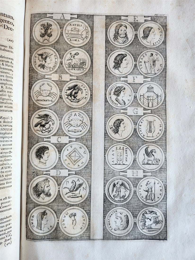 1704 ROMAN HISTORY ILLUSTRATED LARGE FOLIO antique VELLUM BOUND - 15