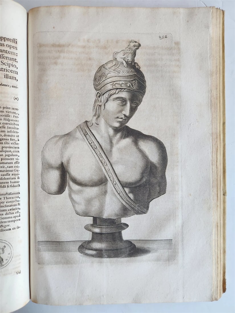 1704 ROMAN HISTORY ILLUSTRATED LARGE FOLIO antique VELLUM BOUND - 18