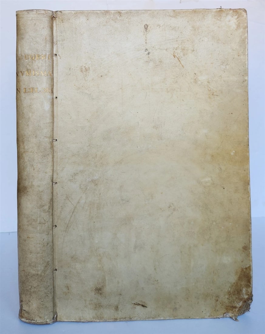 1704 ROMAN HISTORY ILLUSTRATED LARGE FOLIO antique VELLUM BOUND - 2