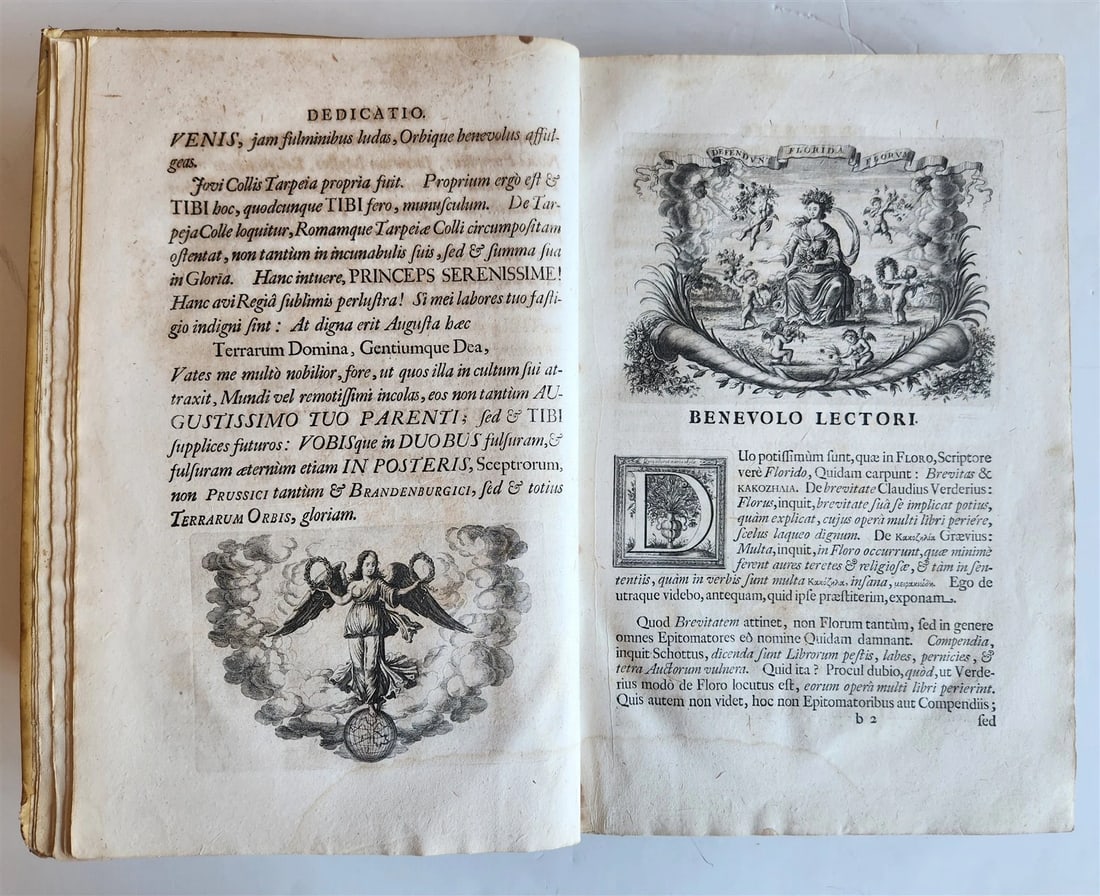 1704 ROMAN HISTORY ILLUSTRATED LARGE FOLIO antique VELLUM BOUND - 5