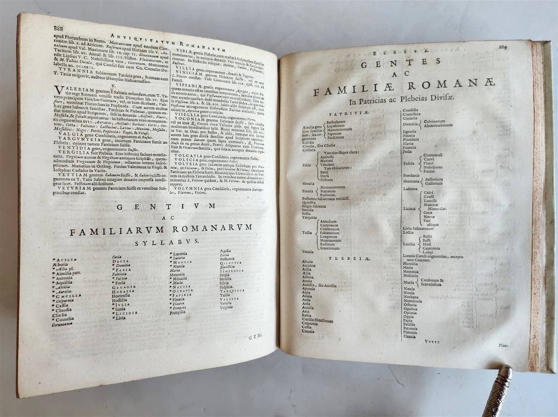 1685 ROMAN ANTIQUTIES antique ILLUSTRATED vellum bound in LATIN - 18
