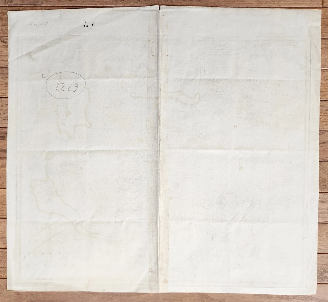 1635 RUSSIA antique MAP by Isaac Massa RARE - 10