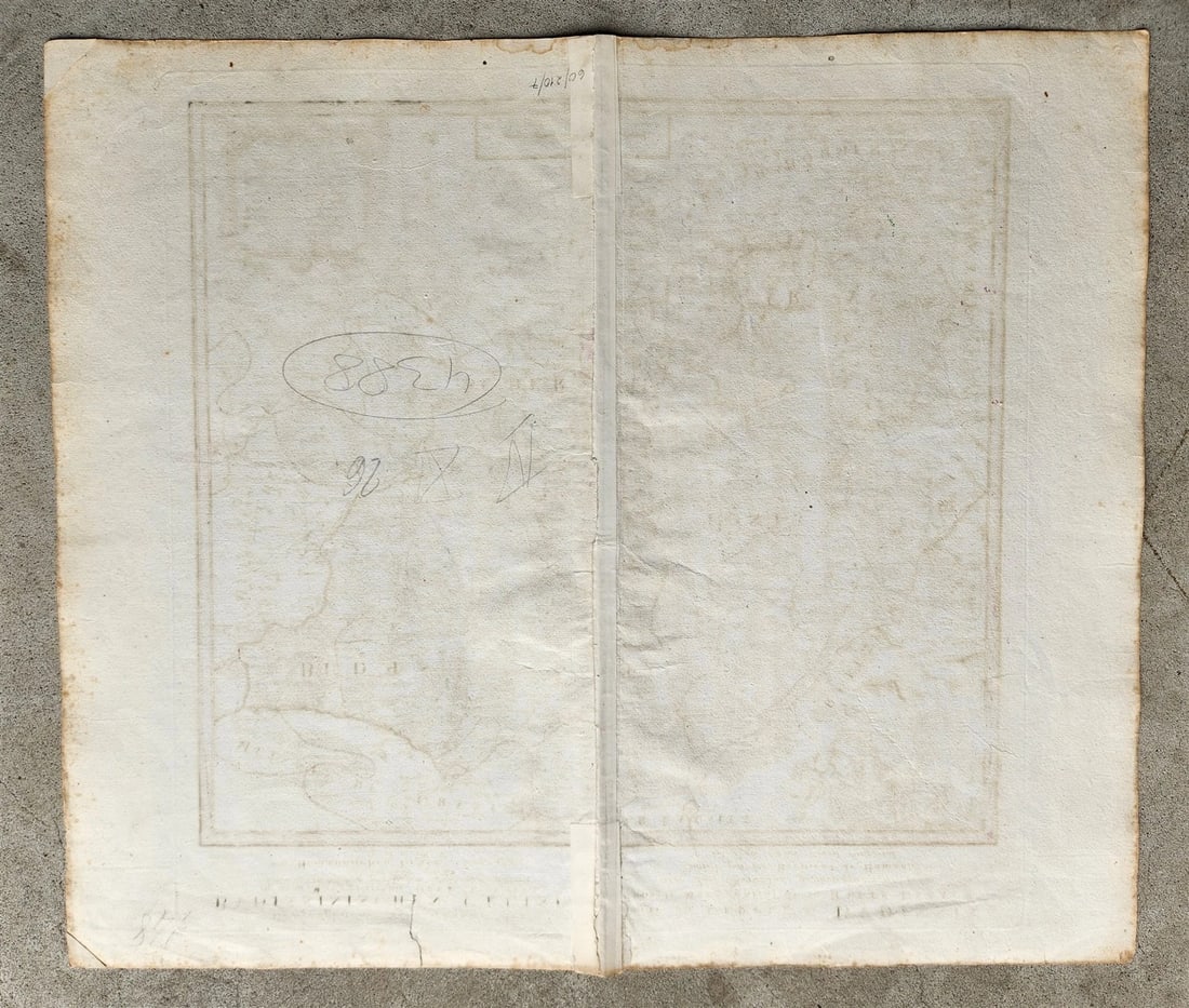 1746 GERMANY Bautzen in eastern Saxony antique MAP by HOMANN HEIRS - 7