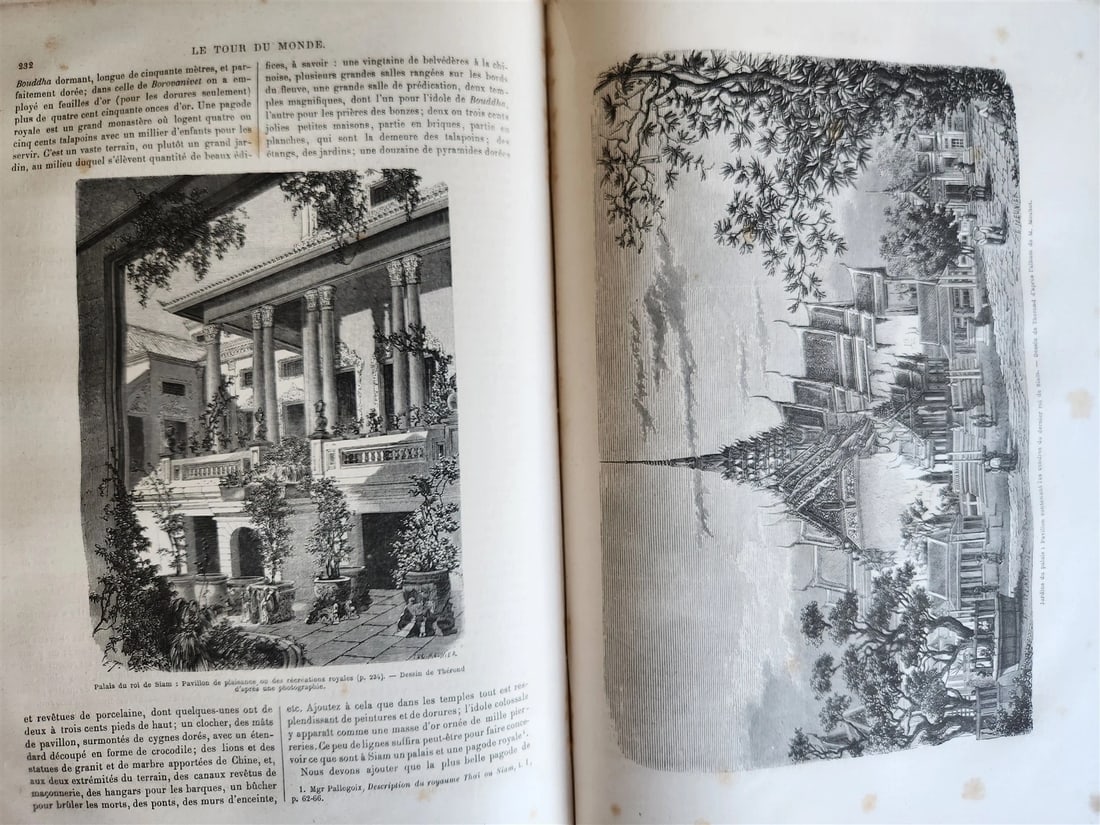 1863 HISTORY of VOYAGES ILLUSTRATED antique SIAM UNITED STATES INDIA TURKEY - 18