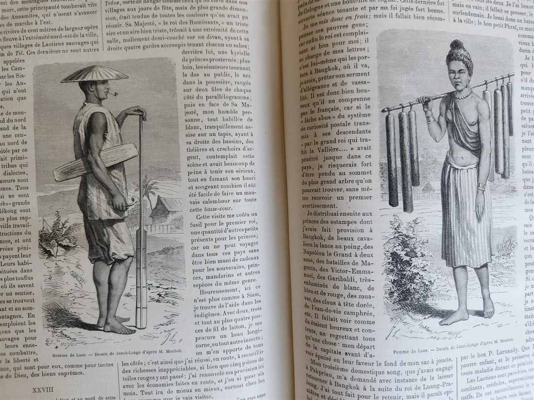 1863 HISTORY of VOYAGES ILLUSTRATED antique SIAM UNITED STATES INDIA TURKEY - 4