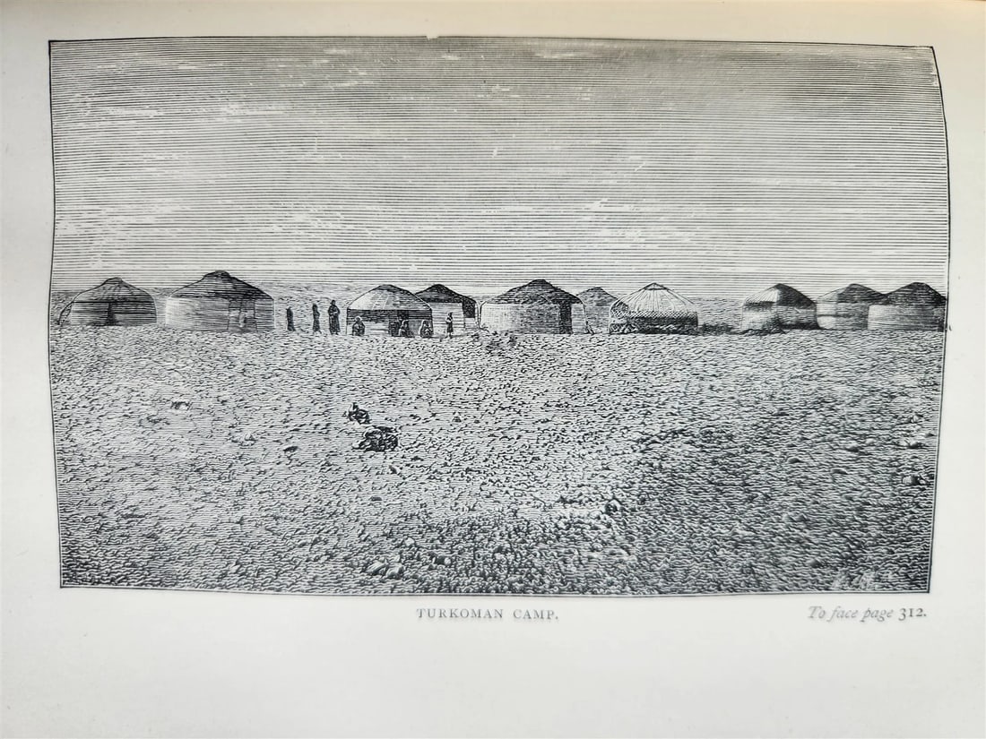 1886 RRECONNOITRING CENTRAL ASIA antique ILLUSTRATED Russia and India - 7