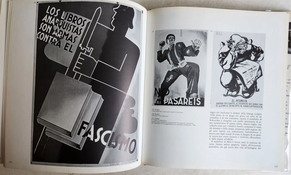 MANIFESTI RIVOLUZIONARI vintage ART & REFERENCE ALBUM RUSSIAN SPANISH POSTERS - 5
