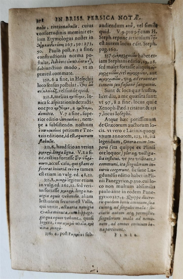 1595 PERSIAN EMPIRE HISTORY antique VELLUM BOUND 16th CENTURY rare - 7