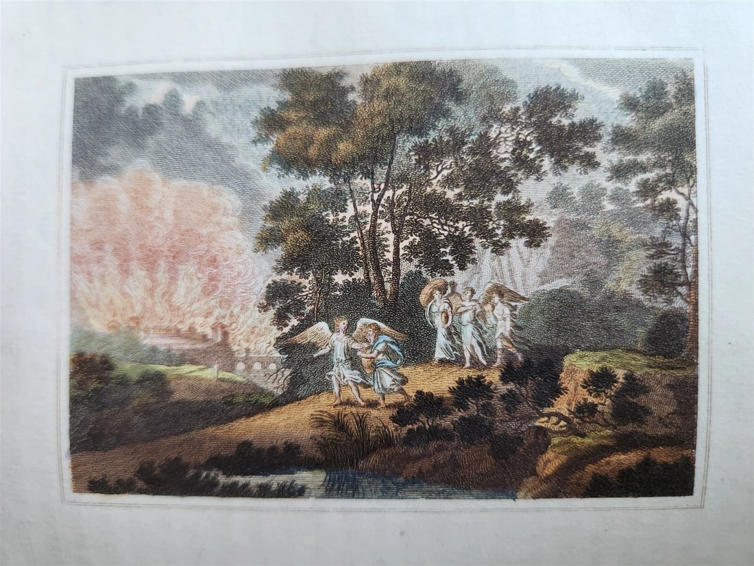 1802 BOOK of COMMON PRAYER w/ PSALTER ILLUSTRATED in COLOR antique in ENGLISH - 11