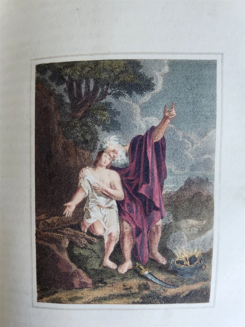 1802 BOOK of COMMON PRAYER w/ PSALTER ILLUSTRATED in COLOR antique in ENGLISH - 4