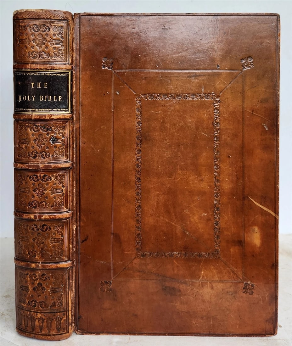 1683 BIBLE in ENGLISH ILLUSTRATED w/ MAPS KING JAMES FOLIO antique - 2