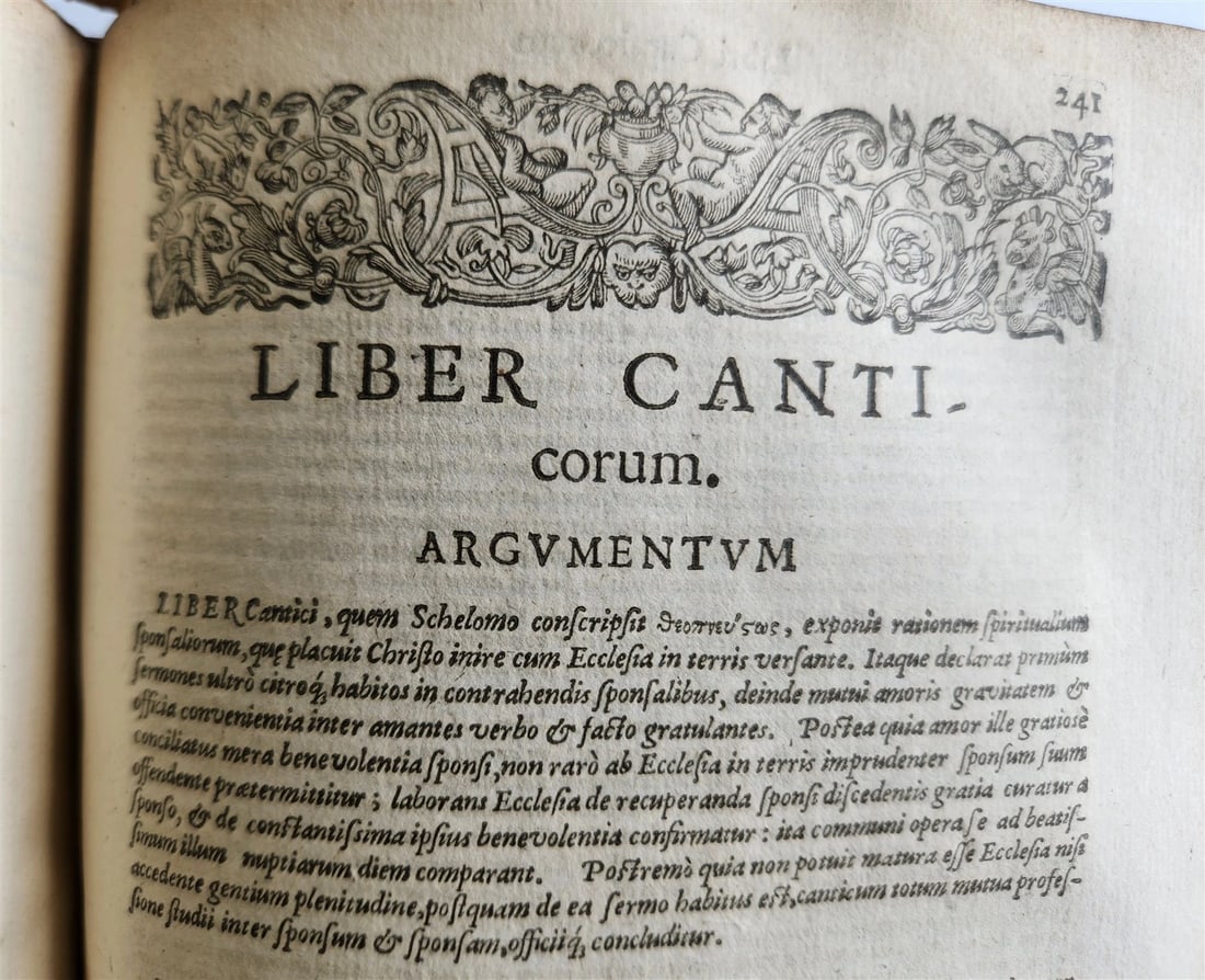 1580 BIBLE FIRST LATIN BIBLIA PRINTED in ENGLAND by Christopher Barker antique - 9