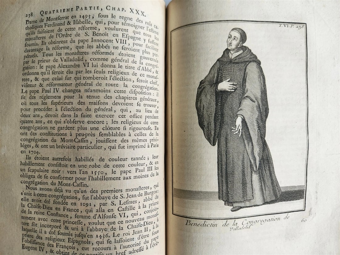 1792 RELIGIOUS & MILITARY ORDERS HISTORY 8 VOLS antique ILLUSTRATED 810 PLATES - 18