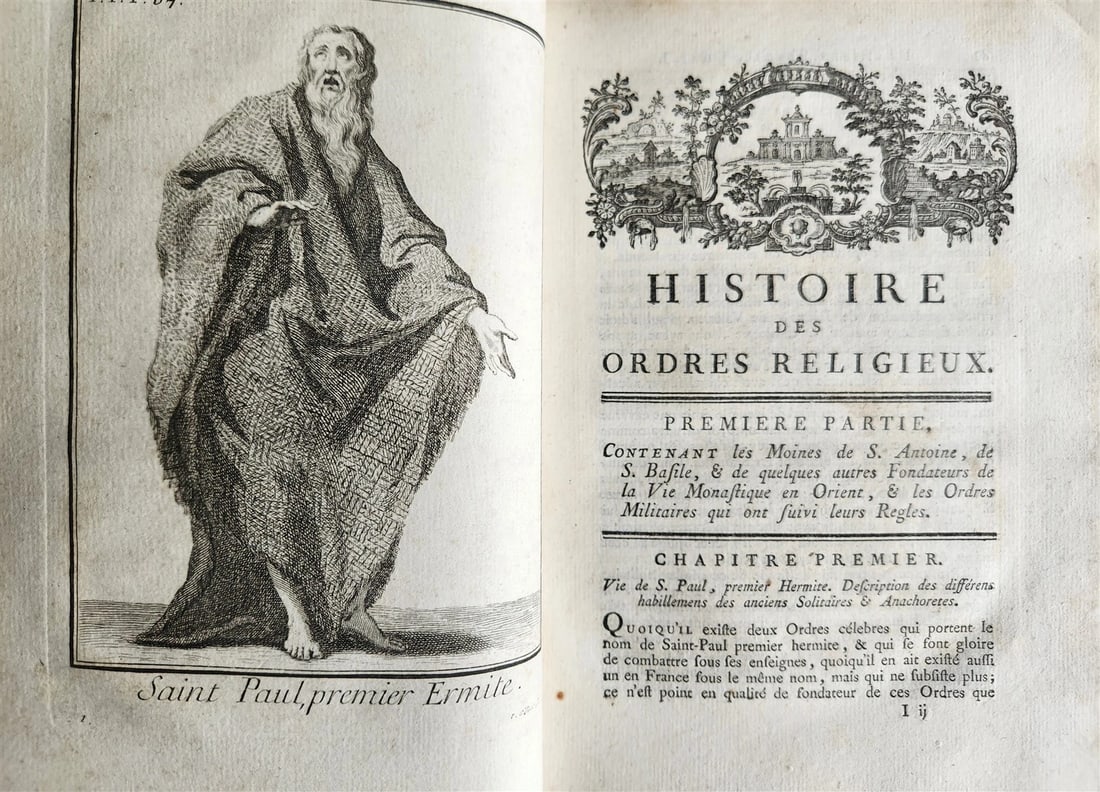 1792 RELIGIOUS & MILITARY ORDERS HISTORY 8 VOLS antique ILLUSTRATED 810 PLATES - 3