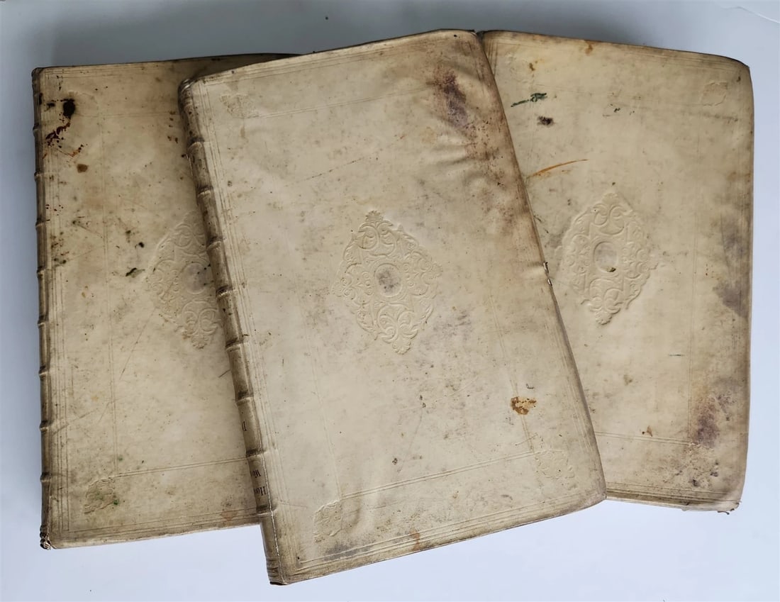 1733 HISTORICAL GEOGRAPHICAL GENEALOGICAL DICTIONARY 7 VOLS antique VELLUM FOLIO - 3