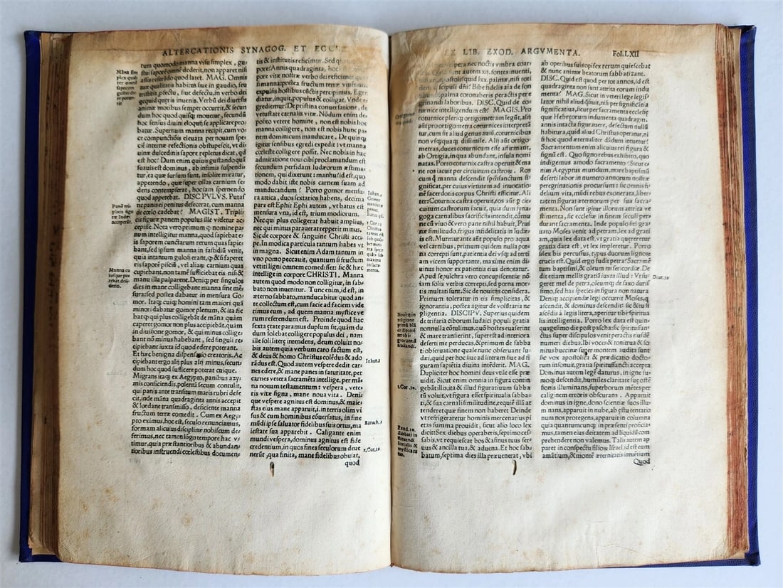 1537 ALTERCATIO SYNAGOGAE et ECCLESIA antique 16th CENTURY in LATIN Judaica - 6
