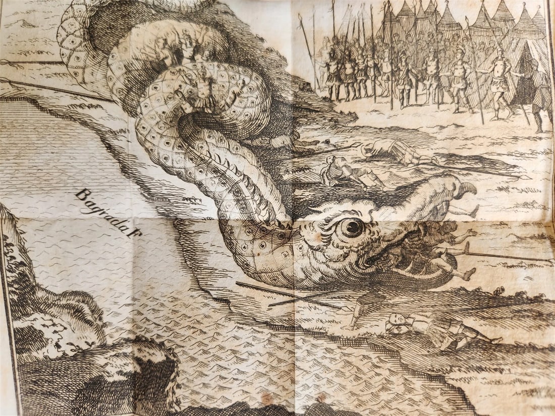 1741 UNIVERSAL HISTORY 7 VOLUMES antique ILLUSTRATED w/ MAPS in ITALIAN vellum - 7