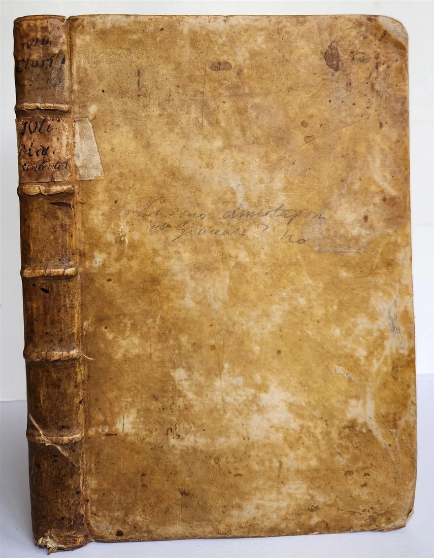 1582 LAW BOOK by CLARO GIULIO antique VELLUM BOUND FOLIO 16th CENTURY - 2