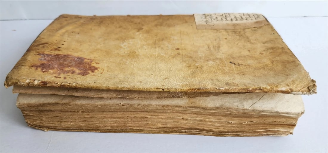 1581 LIVES of SAINTS antique VELLUM FOLIO De vitis sanctorum ab Aloysio Lipomano - 3