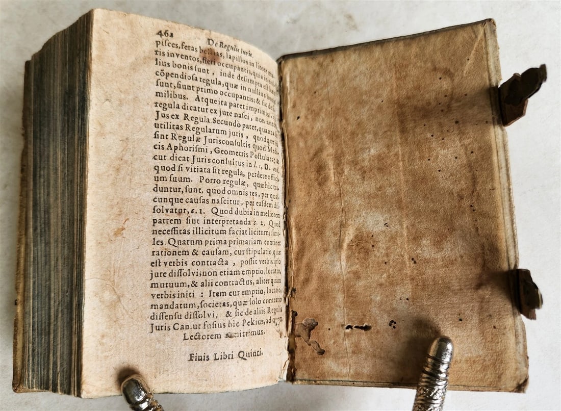 1697 CANON LAW BOOK Erotemata juris canonici. antique by V. ANDREAS - 5