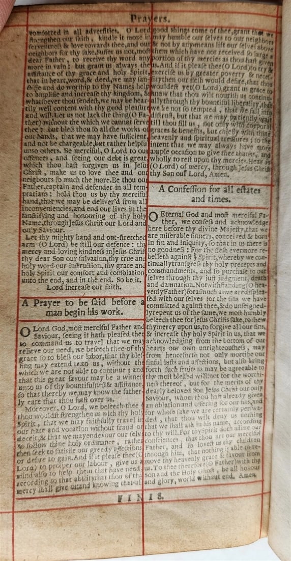 1681 BIBLE in ENGLISH antique FINE ORIGINAL BINDING Old & New Testament - 9