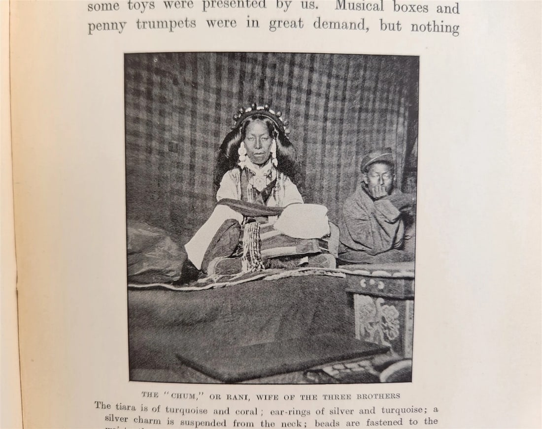 1906 WESTERN TIBET AND BRITISH BORDERLAND antique ILLUSTRATED - 17